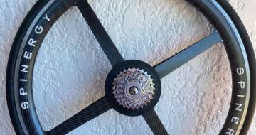 Roue arrière Spinergy carbone 5 bâtons