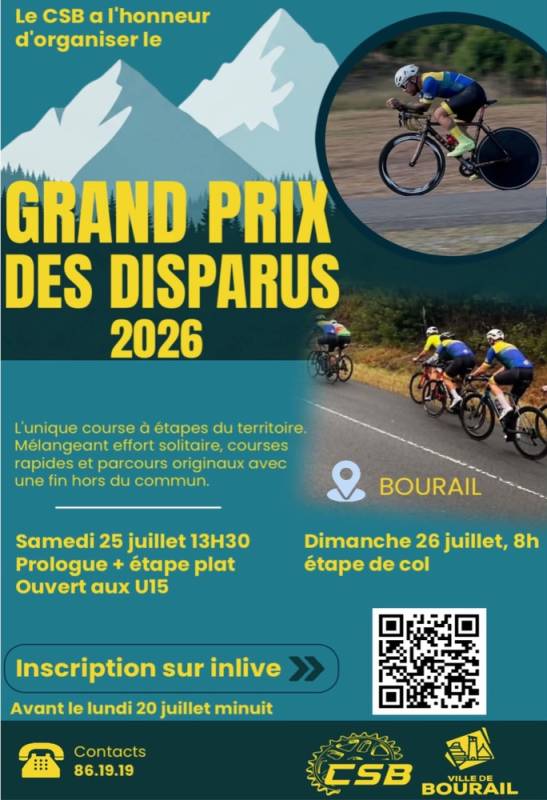 Affiche de Grand Prix des Disparus