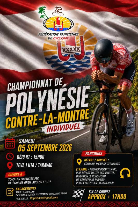 Affiche de Championnat du CLM de Polynésie