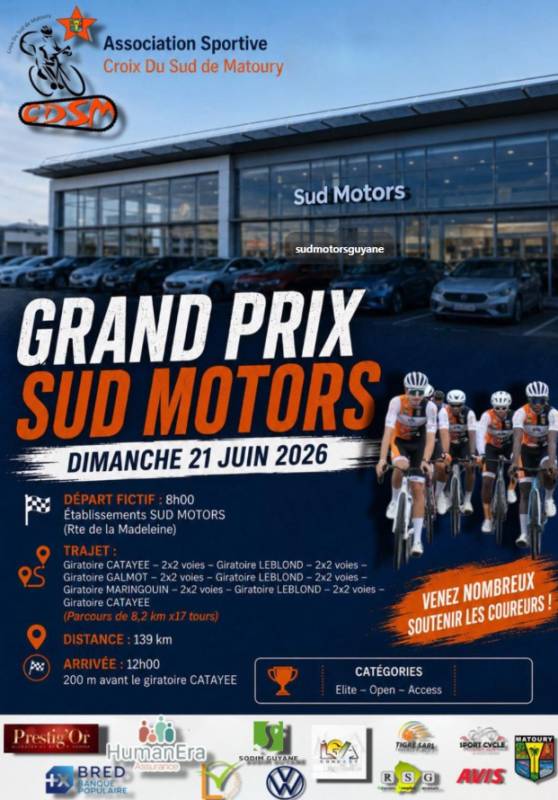 Affiche de Critérium Sud Motors